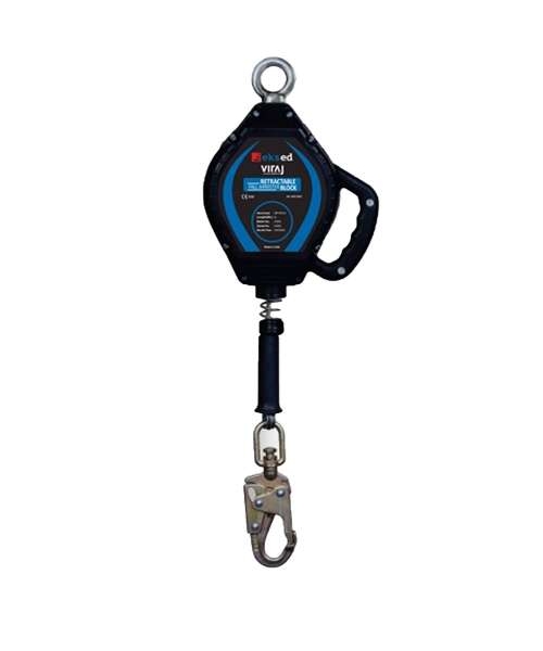 EKS-306 6 Metre Çelik Halatlı Geri Sarımlı Düşüş Durdurucu