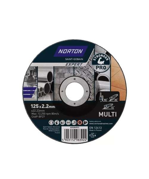 Norton Expert Pro Çoklu Malzemeler için Ekstra Güvenli Kesme ve Taşlama Diski